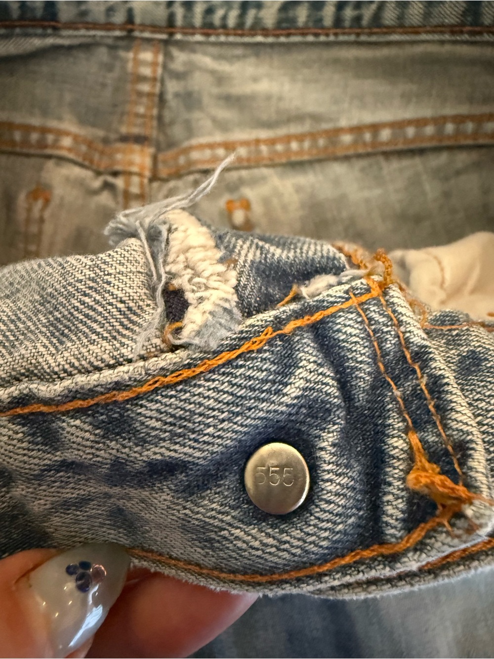 American made Big E 2001 Reissue Levi’s 646 Flare Jeans - Picture 10 of 13